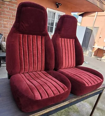 Chevy Truck Bucket Seat Silverado 1500 Sport 454SS Style C1500 GMC Sierra Maroon • $2500