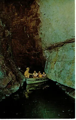 Boat Ride In Spook Cave Between McGregor & Monona IA Postcard • $2.70
