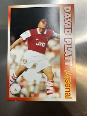 £0.70 • Buy LCD Publishing Premier Strikers 1995-96  Card #1 David Platt Arsenal Soccer