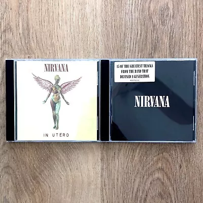 Nirvana CDs (2) Greatest Hits + In Utero | Vintage Rock • $19