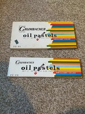 Vintage Lot M Grumbacher Oil Pastels 22-48 22-24 • $29.99