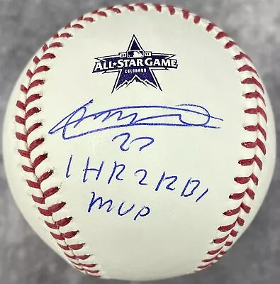 Vladimir Guerrero Jr. Signed Inscribed Blue Jays 2021 ASG Rawlings Baseball JSA • $26