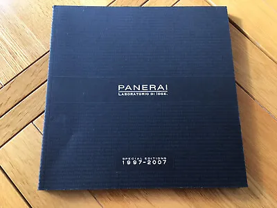 Officine Panerai Oem 1997 - 2007 Special Editions Watch Catalogue • £25