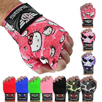 Hand Wraps 180  Bandages UFC Inner Boxing Gloves MMA Muay Thai Kick Boxing USA.. • $9.89