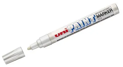 Uni-Ball PX-20 Medium Uni Paint Marker PX20 - BLACK WHITE GOLD SILVER 1 2 3 6 12 • £4.49