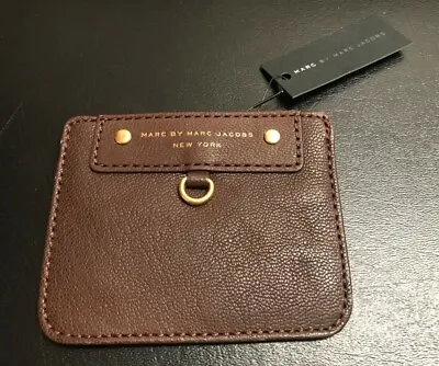 NWT MARC BY MARC JACOBS Leather Brown Credit Card Wallet  • $36