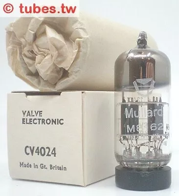 Mullard ECC801S=M8162 =12AT7WA=ECC81=CV4024;Small Shield!70s UK Made!TUBEVALVE • $36