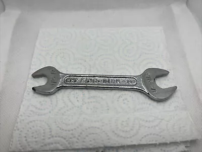 Vintage Spanner British King Dick 0DA216 9/16 A/f 1/2 Af Classic Car Tool • $15.41