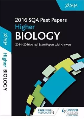 £2.46 • Buy Higher Biology 2016-17 SQA Past Papers With Answers,SQA