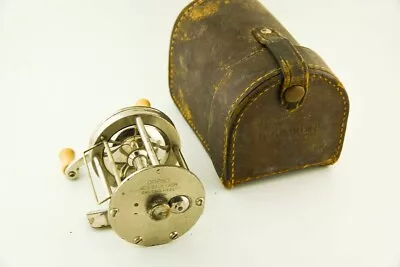 $27 • Buy Vintage Scarce Oreno Model 900 Antique Casting Fishing Reel Leather Case RS14