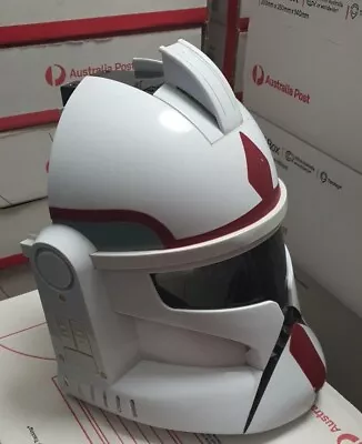 2008 Star Wars Clone Trooper Voice Changing Helmet Hasbro - FRONT ONLY  -Working • $29.95