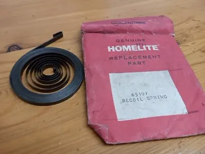 Genuine HOMELITE RECOIL SPRING 65107 Fits Various Chainsaws NOS • £8.25