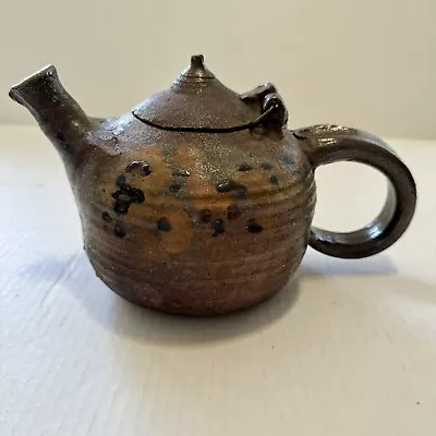 Sandra Johnstone California Studio Pottery Raku Teapot Ooak - Voulkos & Soldner • $599