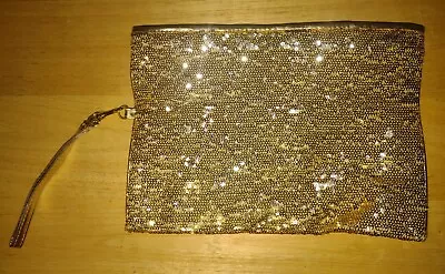 Gently Used - Michael Kors Gold Sequin Wristlet Purse • $3