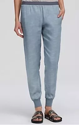 VINCE Chambray Print Heathered Model Jogger Pants XS $275 Comfort Loungewear • $39.90