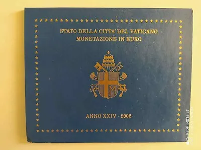 Vatican 2002 Euro Coin Set John Paul II BU Wallet • $350