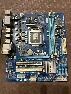 Gigabyte GA-H55M-S2V LGA 1156 VGA DVI 8 USB 2 PCI MATX Motherboard • $60