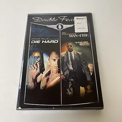 Die Hard / Man On Fire Double Feature DVD Bruce Willis Denzel Washington New • $4.88