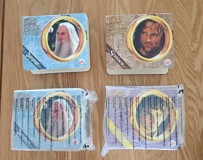 Lord Of The Rings 2001 Burger King 3.5 Inch Bundle Collectable (2 Are Sealed) • £6.99