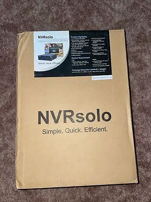 NS-1080 4TB NUUO NVR Solo Network Video Recorder Linux Stand Alone • $296.99