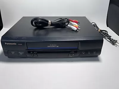 Panasonic VCR Blue Line Player PV-9405S VHS Player 4 Head Omnivision No Remote • £52.21