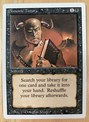 $16.80 • Buy MTG Demonic Tutor Revised Edition Regular Uncommon