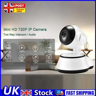 V380 WiFi HD Surveillance Camera Night Vision Home Security IP Camera (EU) UK • £18.49