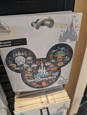 Walt Disney World WDW Four 4 Parks  Die Cut Fridge Car Magnet • $22.99