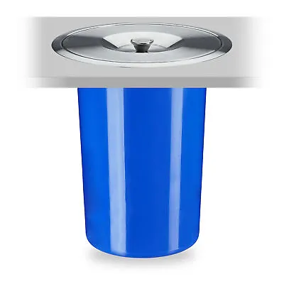 Waste Bin For Worktop 8l Capacity Integrated Under Sink Kitchen Stainless Steel • £56.90