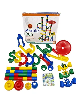 Mindware Marble Run Set Maze Game Toy 49 Pieces With Box & Marbles • $25