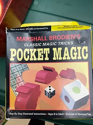 NEW Vintage Marshall Brodien's Pocket Magic Set 1993  Classic  Magic Tricks • $26.99