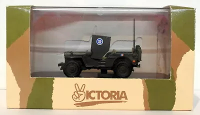 Victoria Models 1/43 Scale R017 - Jeep Willys Armoured Car General Leclerc • $31.07