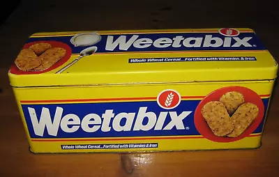 Vintage Weetabix Biscuit Cereal Tin Good Used Condition • £15