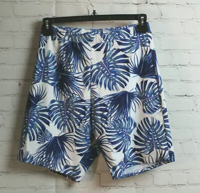 NWT Pat Pat Maternity Swimsuit Bottoms Shorts  Breezy Palm Leaf Family Sz Med • $9.99