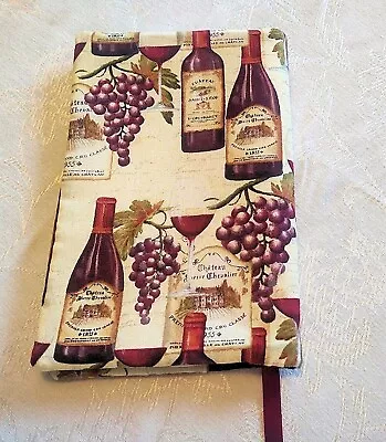 Book Cover Large TRADE Size 5 1/2 X 8 1/2 Paperback Protector Wine • $12.45