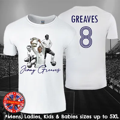 Jimmy Greaves Football T-shirt Mens Ladies Kids Gift Sizes Up To 5XL • £9.99