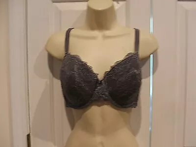 NWT Marie Meili Padded Lace Trim UNDERWIRE  Bra 38D • £32.43