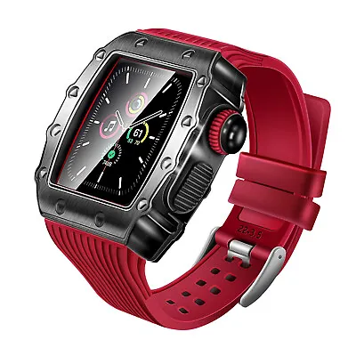 Zinc Alloy Case+Silicone Strap RM MOD Kit For Apple Watch Series IWatch Band • $84.90