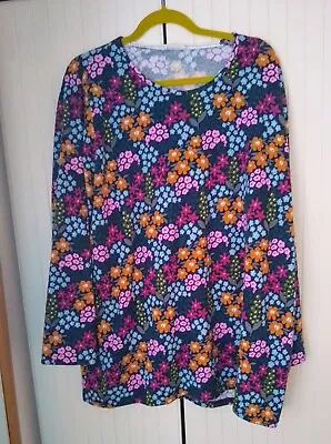 Ladies Plus Size Longline Tunic Top From Edinburgh Woollen Mill Size 22-24 • £8.99