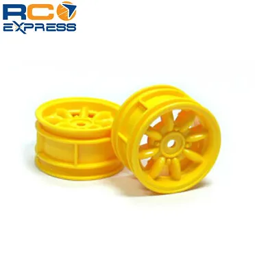 Tamiya Mini Cooper Wheels Yellow - 2 Pieces TAM49040 • $16.60