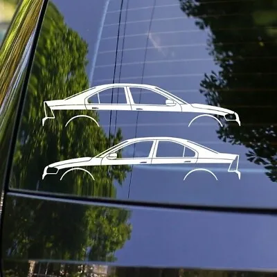 2x Lowered Car Silhouette Decal Stickers For Volvo S60 R Sedan 2000-2009 • $8.99