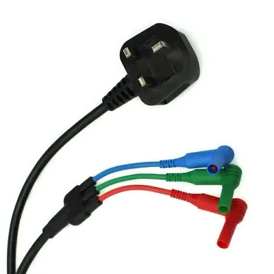 Megger SIA10 Socket Interface Adaptor 1004-323 Multifunction Tester Mains Lead • £38