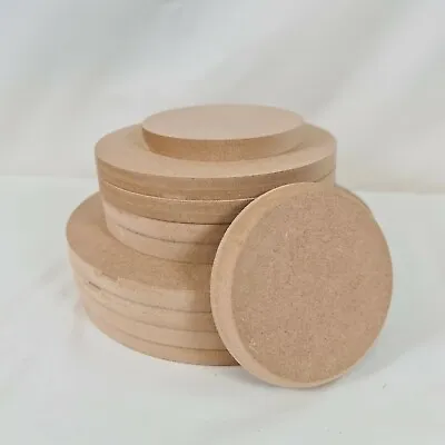£3.83 • Buy MDF Circles, 100mm, 150mm, 200mm, Circle, Multi Thickness, Craft Blanks, Disk