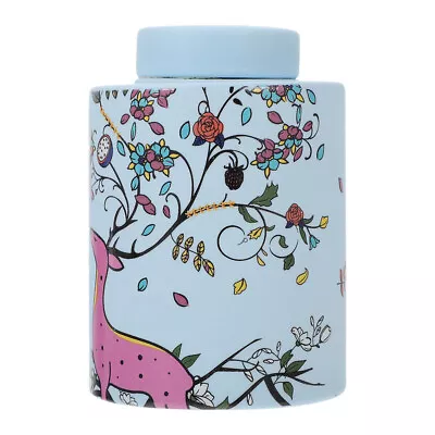 Ceramic Tea Storage Jar With Lid & Airtight Seal • £17.48