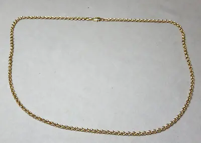 Vintage 9ct Gold Link Chain Necklace By Unoaerre Italy    3164 • $398