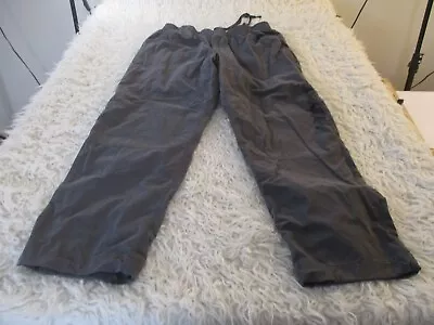 Marmot Pants Mens Extra Large Gray Nylon Stretch Flat Front Straight Gorp • $5