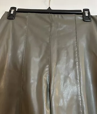 H&M Faux Leather Pants - Olive Green - 8 NWT • $19.95