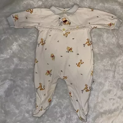 Vintage Disney Winnie The Pooh Outfit One Piece Romper 3-6 Months • $20