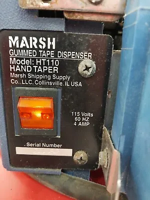 Marsh HT100 Gummed Tape Dispenser **AS IS** • $69.99