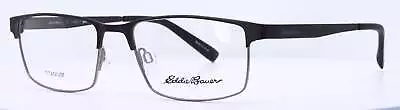 Eddie Bauer EB32030 BR Brown Mens Titanium Rectangular Eyeglasses 56-18-145 • $59.99